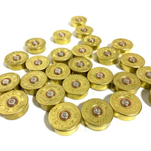 Load image into Gallery viewer, Fiocchi Italy 12 Gauge End Caps Brass Bottoms 
