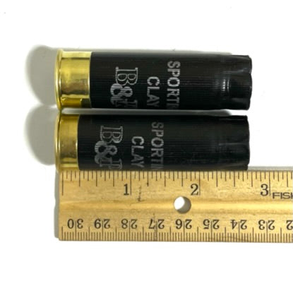 Black Empty Shotgun Shells 12 Gauge Hulls Shotshells 12GA Shot Gun Ammo Casings Unique Headstamps DIY Boutonniere Bullet Earring Jewelry Crafts 10 Pcs - FREE SHIPPING