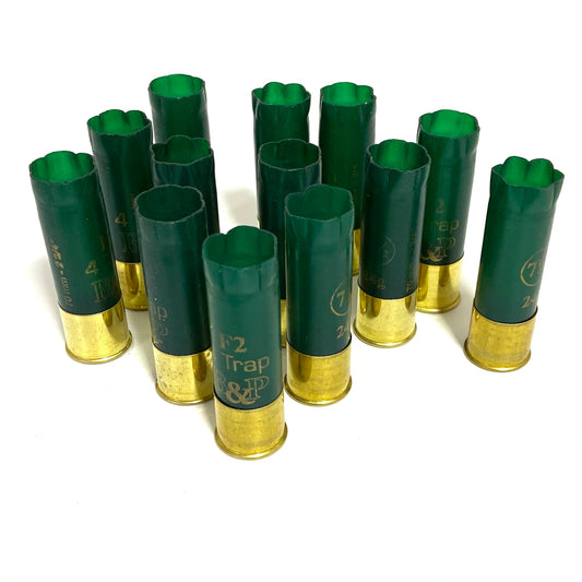 Empty Shotgun Shells 12 Gauge Dark Green