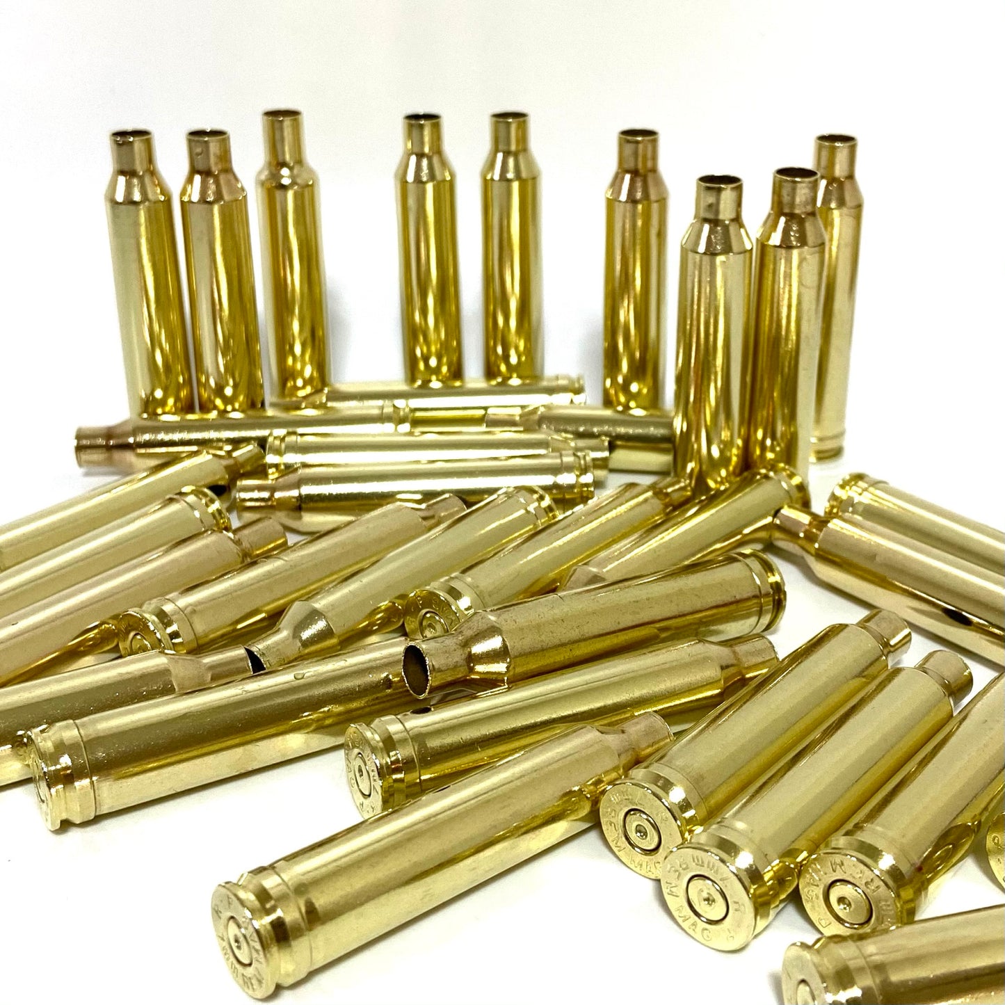7MM Remington Mag Empty Spent Brass Bullet Casings Tumbled Cleaned Polished Used Fired Shells Qty 10 | FREE SHIPPING