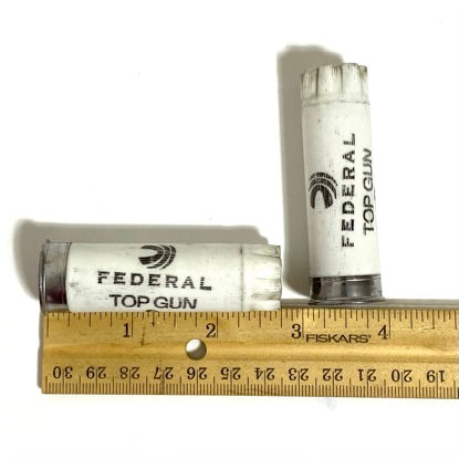 White Federal Empty Shotgun Shells Hulls 12 Gauge 12GA Used Casings Qty 35 - Free Shipping