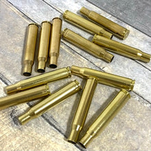 Load image into Gallery viewer, 30-06 Polished Brass Shells Bullet Casings Empty Used Spent Rounds Cleaned DIY Bullet Jewelry Steampunk Bullet Necklace 5 Pcs - FREE SHIPPING
