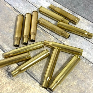 30-06 Polished Brass Shells Bullet Casings Empty Used Spent Rounds Cleaned DIY Bullet Jewelry Steampunk Bullet Necklace 5 Pcs - FREE SHIPPING