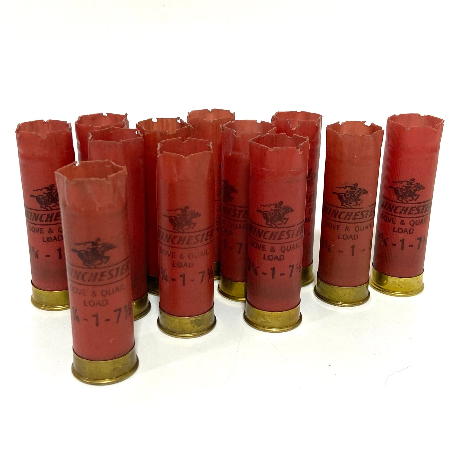 Vintage Winchester Horse And Rider Empty Red Shotgun Shells 12 Gauge Hulls  Spent –