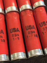 Load image into Gallery viewer, Once Fired 12GA Hulls Winchester Red USA Hulls
