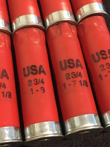 Once Fired 12GA Hulls Winchester Red USA Hulls
