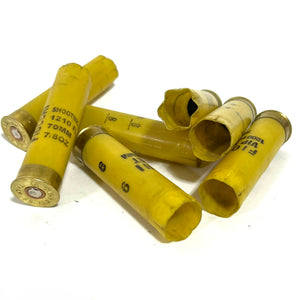 Fiocchi Yellow Shotgun Shells 20 Gauge Hulls Used 20GA Qty 240 Pcs | FREE SHIPPING