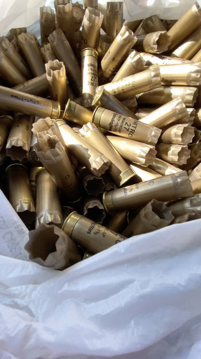 Gold Remington Nitro Empty Shotgun Shells Gold Hulls Used Fired Ammo Crafts Spent Cartridges Casings Shotshells 12 Gauge 100 Pcs | FREE SHIPPING