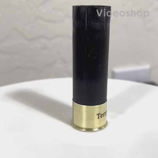 Personalized Engraved 12 Gauge Shotgun Shells | Custom Name, Black Unmarked Hulls, Qty 24