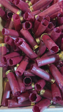 Load and play video in Gallery viewer, Dark Red Federal Used Empty 12 Gauge Shotgun Shells Shotshells Spent Hulls Fired 12GA Casings Huge Lot 450 Pcs - FREE SHIPPING
