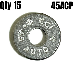 Deprimed 45 ACP Aluminum Bullet Slices Qty 15 | FREE SHIPPING