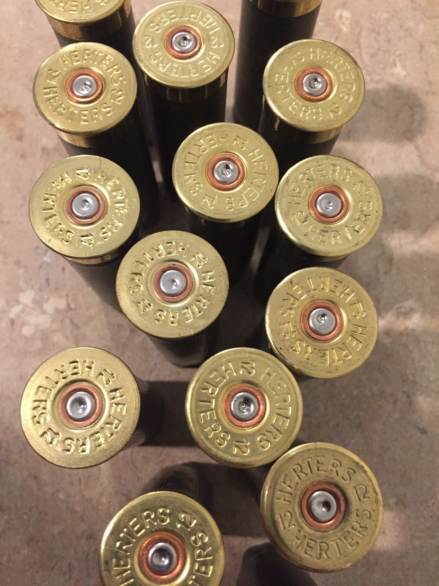 Used Shotgun Shells With Gold Headstamps
