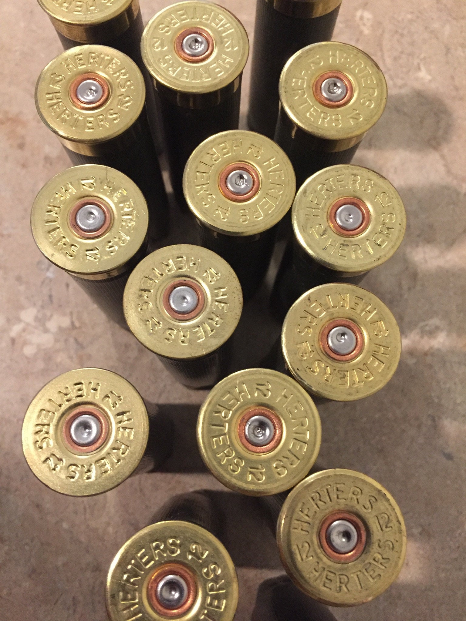 Used Shotgun Shells With Gold Headstamps