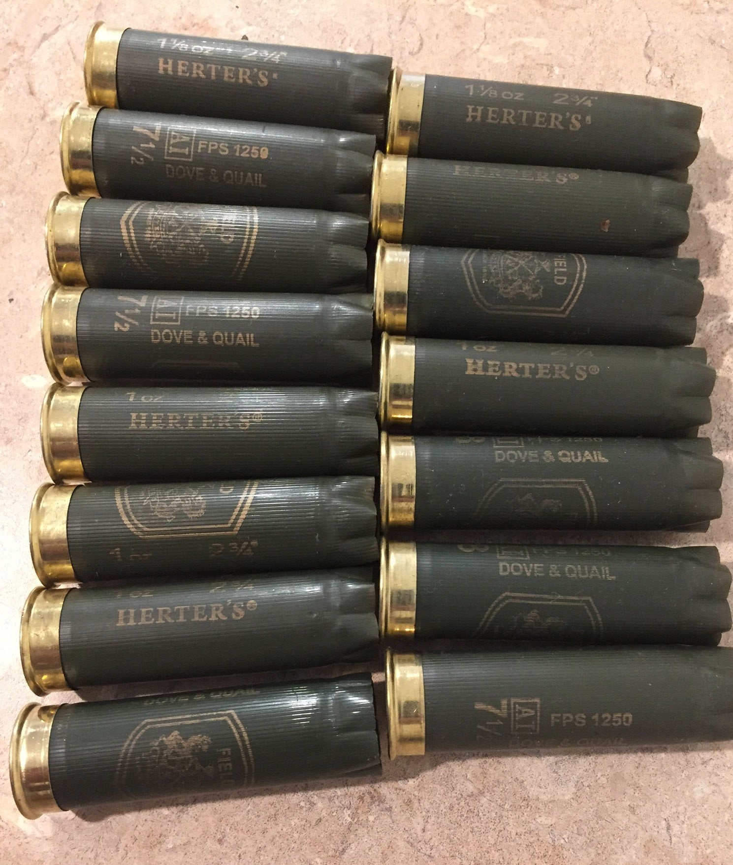 Green Hulls Spent Once Fired Casings Cartridges Shotshells Qty 100