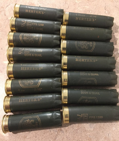 Green Hulls Spent Once Fired Casings Cartridges Shotshells Qty 100