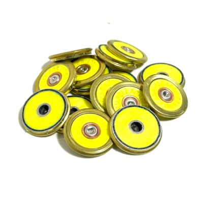 Baschieri & Pellagri 12GA Yellow & Gold Shotgun Slices | 15 pcs