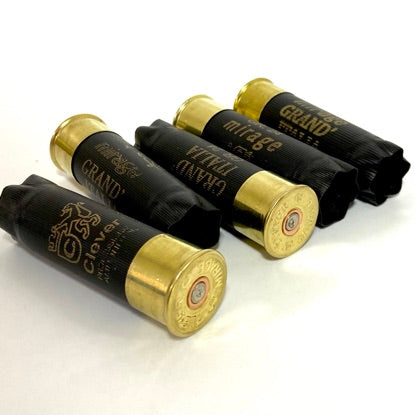 12 Gauge Black Shotshells High Brass