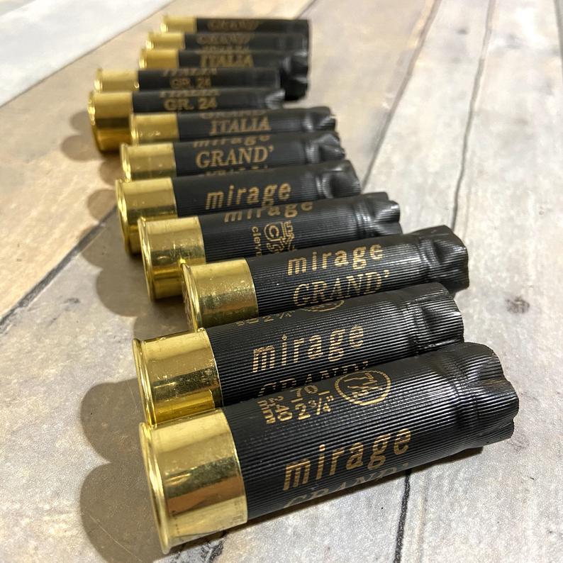 Empty Black Shotgun Hulls