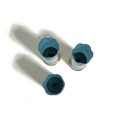 Light Blue Shotgun Shells | 12 Gauge Blank Hulls, High Brass | Qty 8