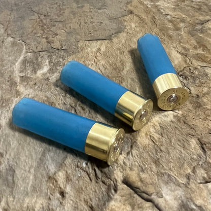 Light Blue Blank Shotgun Shells