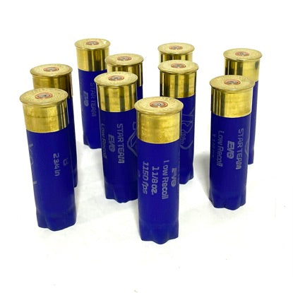Used Blue Rio High Brass 12 Gauge Hulls Standing