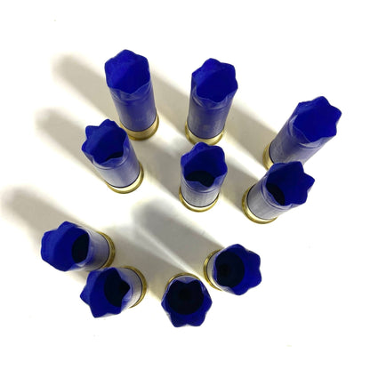 Star Crimped Mouths On Blue Rio 12 Gauge Hulls