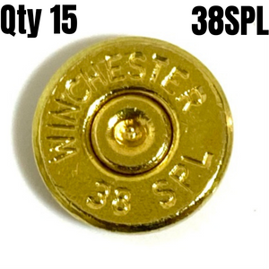 38 Spl Polished Thin Cut Bullet Slices Qty 15 | FREE SHIPPING