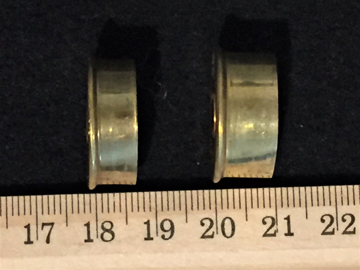 Steel headstampgs side view