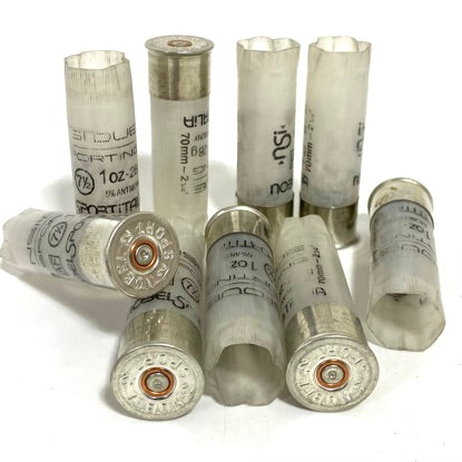 Once Fired 12GA Hulls Translucent Clear