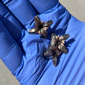 Bullet Blossoms Black and Copper 