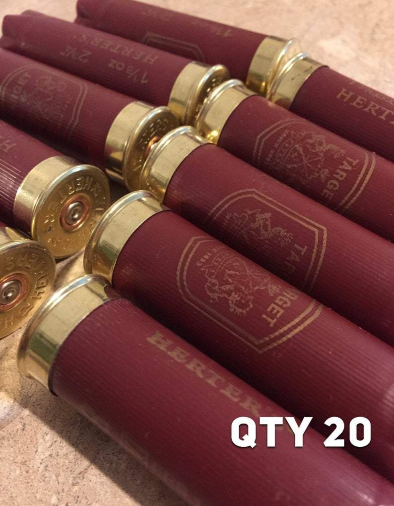 dark red shotgun shells