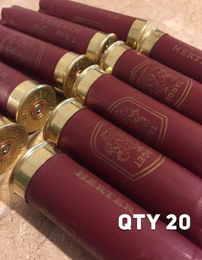 dark red shotgun shells