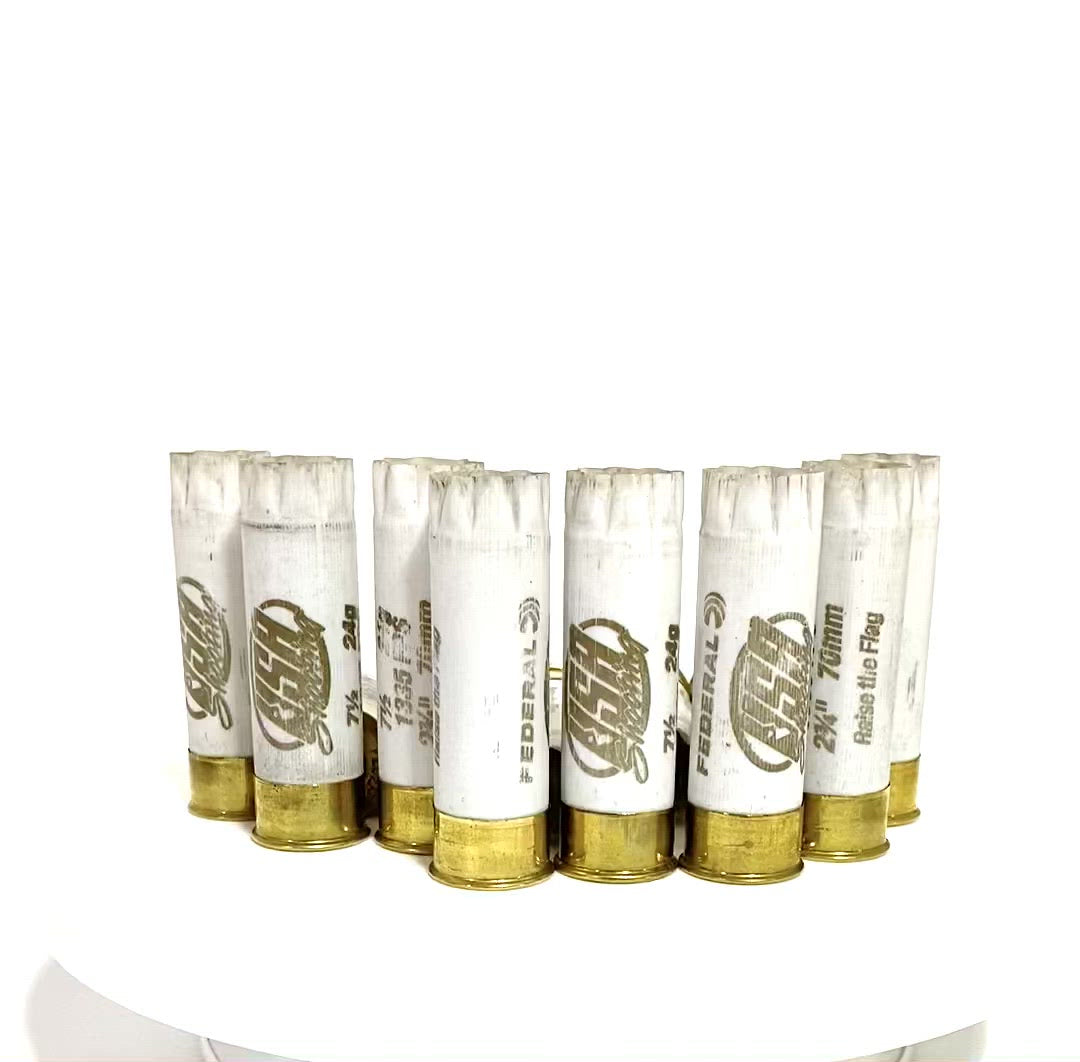 Empty White Shotgun Shells