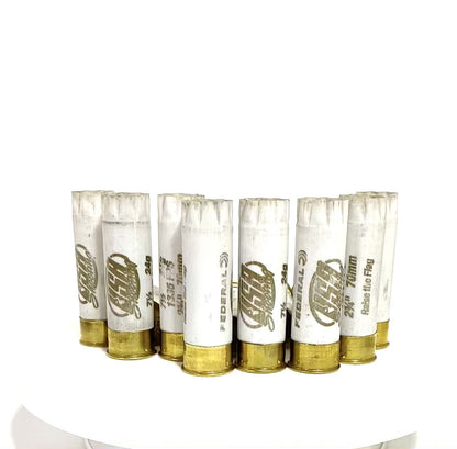 Empty White Shotgun Shells
