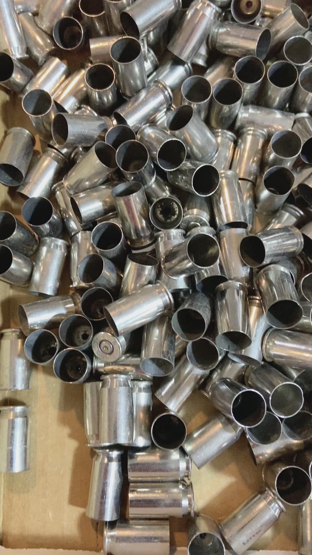 45 Auto Spent Nickel Casings