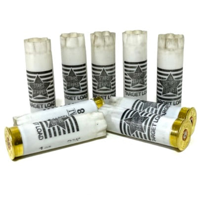 Stars And Stripes Once Fired 12GA Hulls White