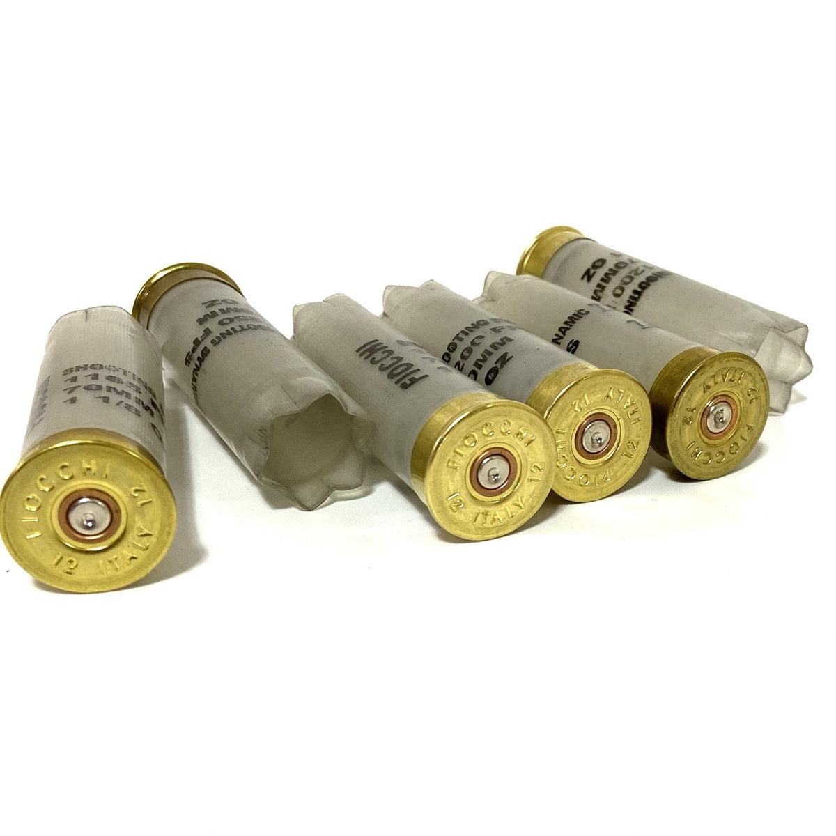 Fiocchi 12 Gauge End Caps Brass Bottoms 