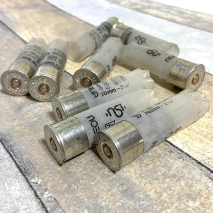 Used Hulls Clear White 12 Gauge