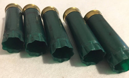 Open Star Crimped Mouths On Five Dark Green Hulls