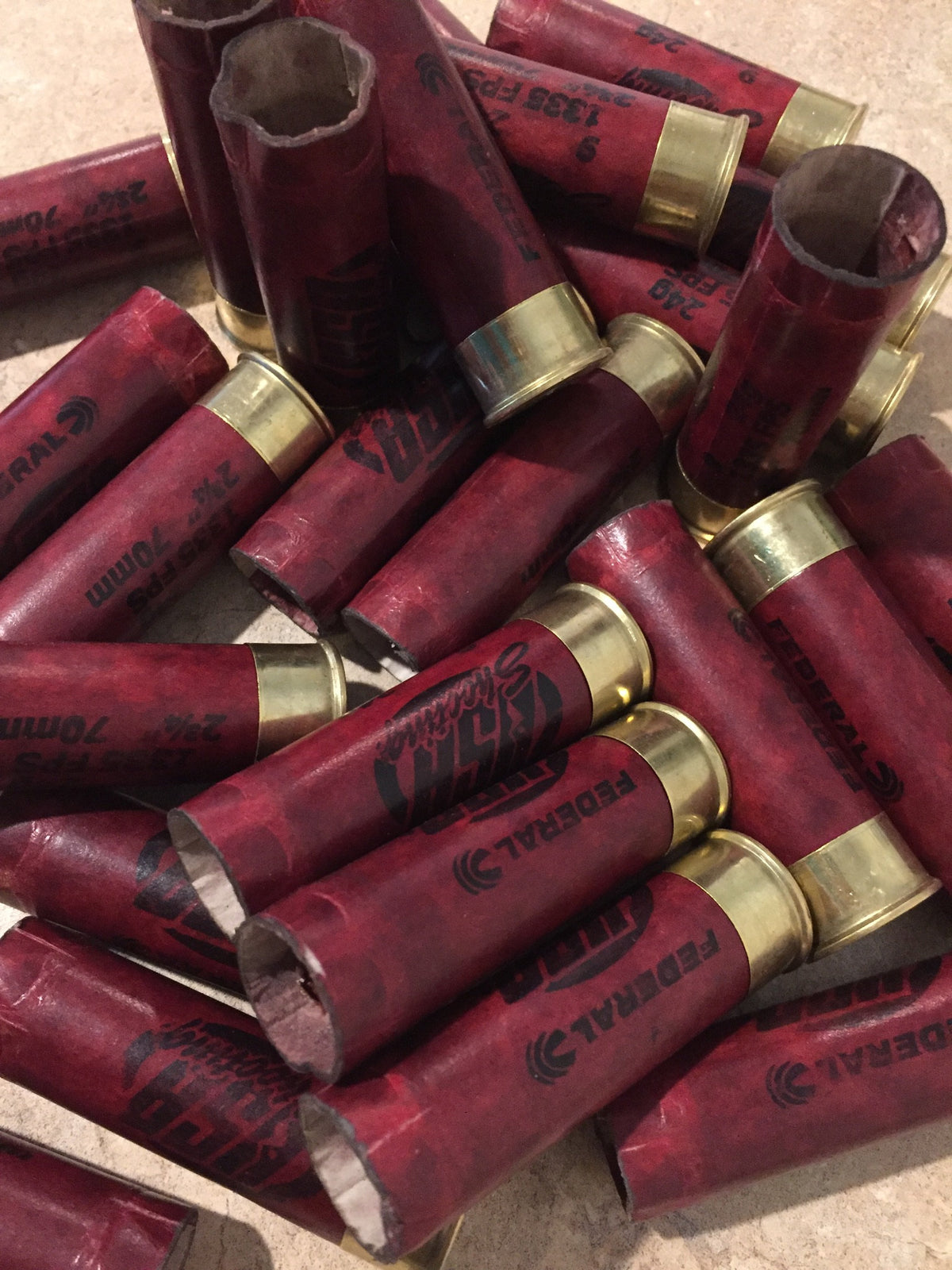 Federal Gold Medal Used  Shells 12GA Shotshells Empty Paper Hulls