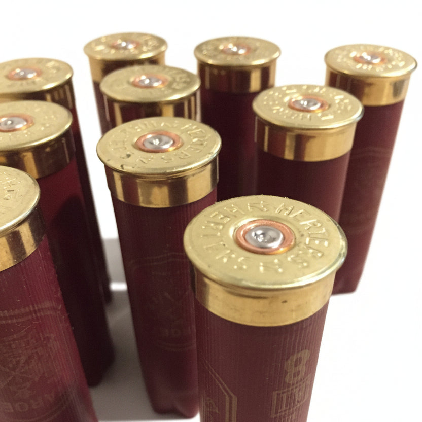 Dark Red Herter's Headstamps With Dimpled Spent Primers