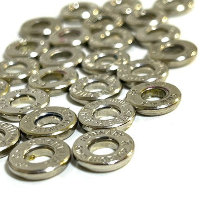 Deprimed Nickel Plated Bullet Slices 9MM