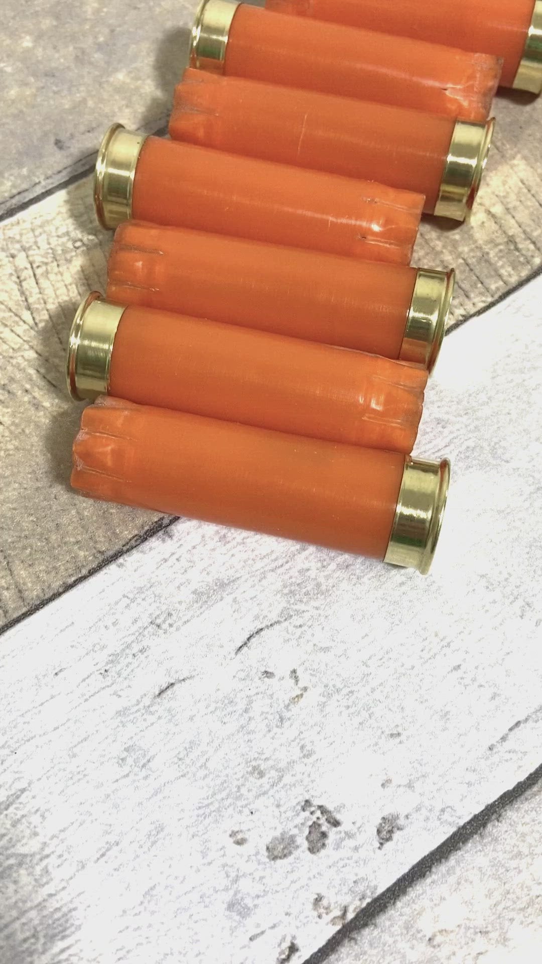 Blank ORANGE Winchester AA Empty Blank Shotgun Shells 12 Gauge No Markings On Hulls