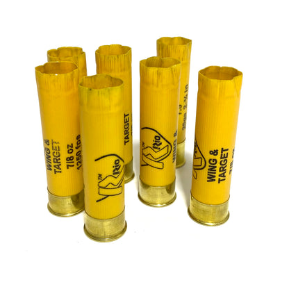 Empty Shotgun Shells Yellow 20 Gauge
