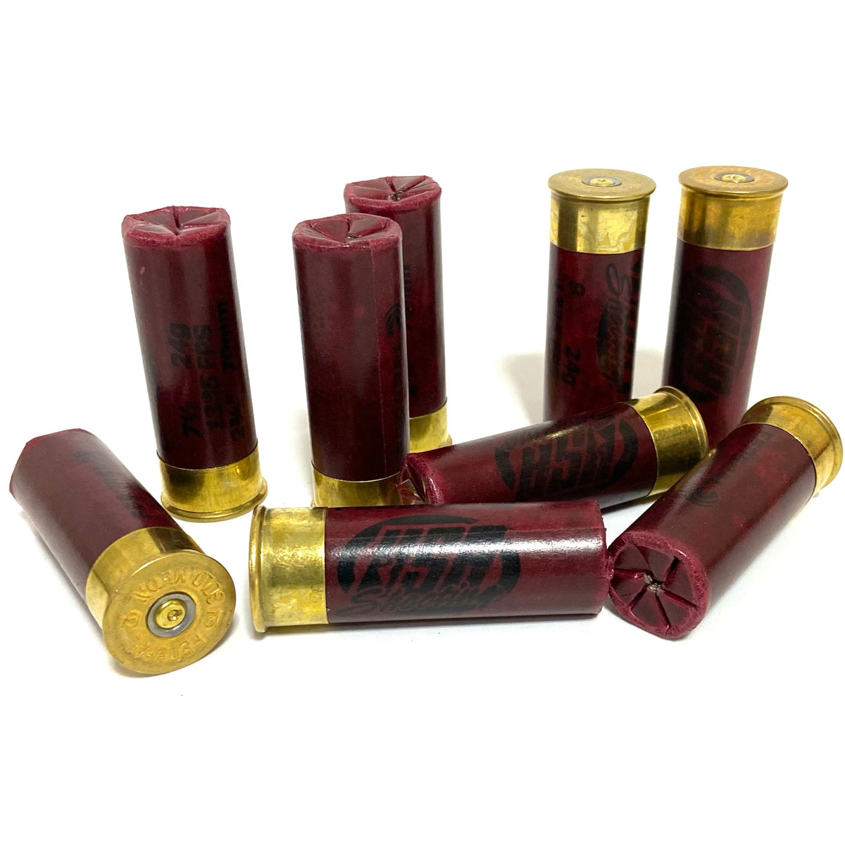 Dummy Rounds Empty Shotgun Shells 12 Gauge Dummy Bullets Shotshells Spent Hulls Cartridges Used Fired Casings 12 GA Shot Gun Qty 8 FREE SHIPPING