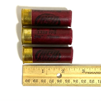 Size Dimension Dark Red Dummy Shotgun Shells