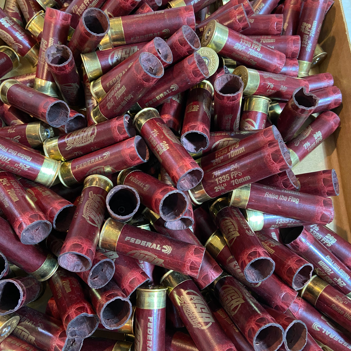 Federal Dark Red Hulls 12 Gauge
