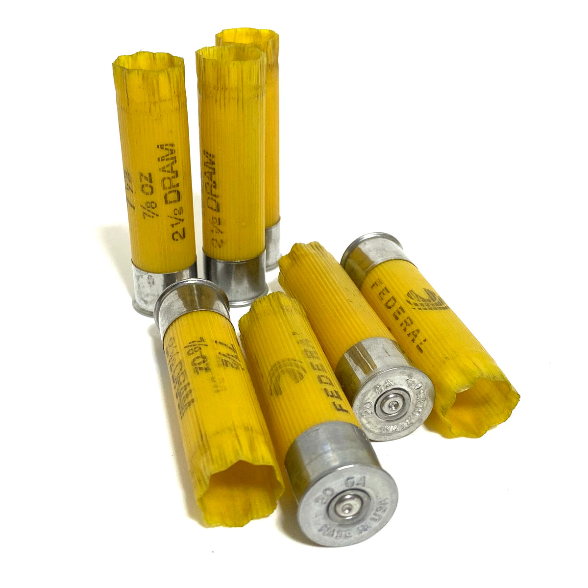 Federal Yellow Shotgun Shells 12 Gauge Hulls Once Fired