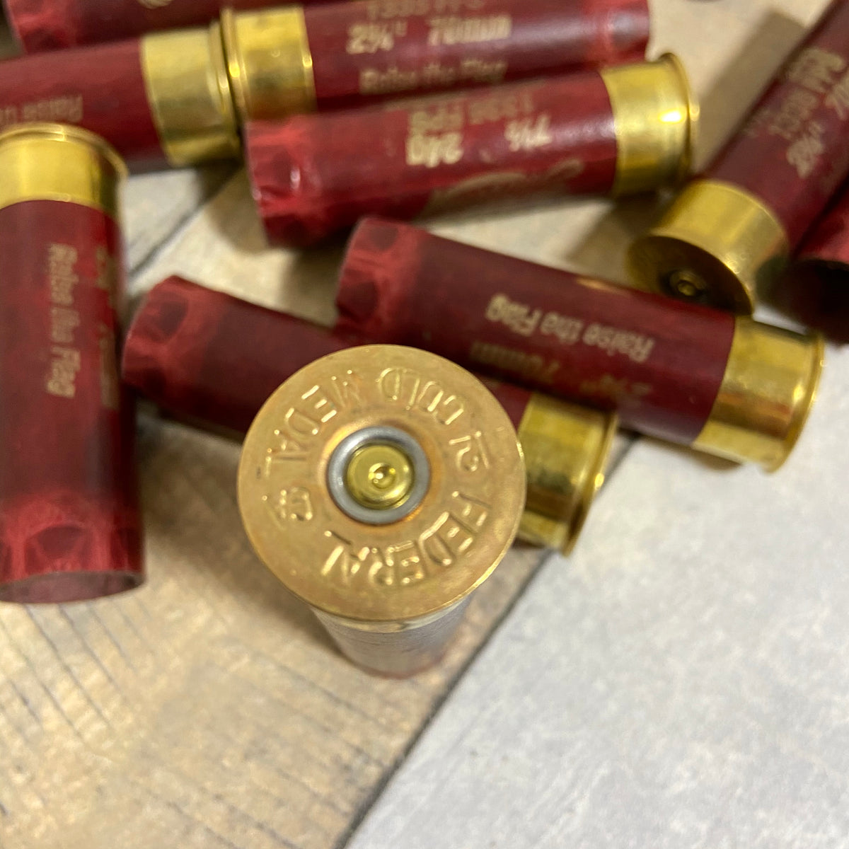 Fired Shotshells Used Maroon