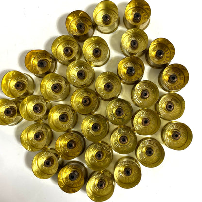 High Brass Gold Clever Mirage Headstamps 12 Gauge Brass Bottoms